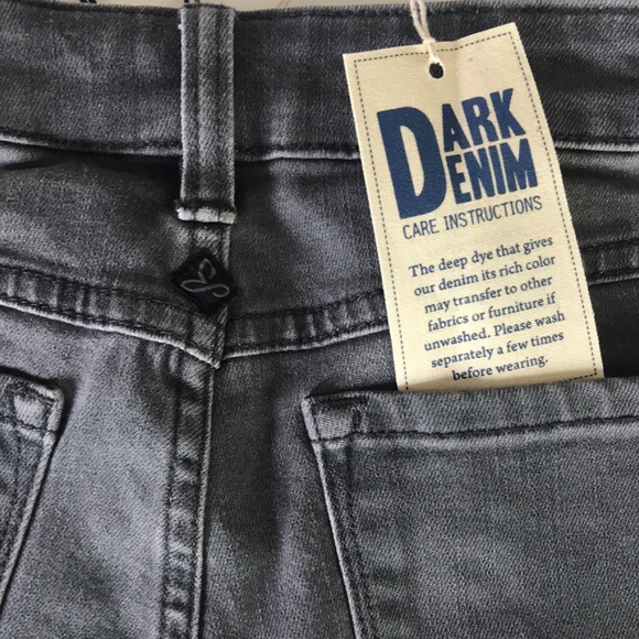 Prana London Jean Grey Denim Skinny Stretch Size 4 NWT - Picture 6 of 13